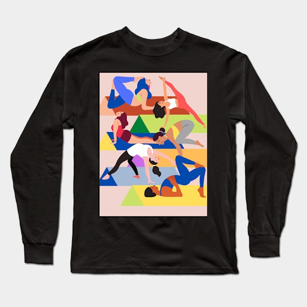 Yoga Long Sleeve T-Shirt by TEEveryday